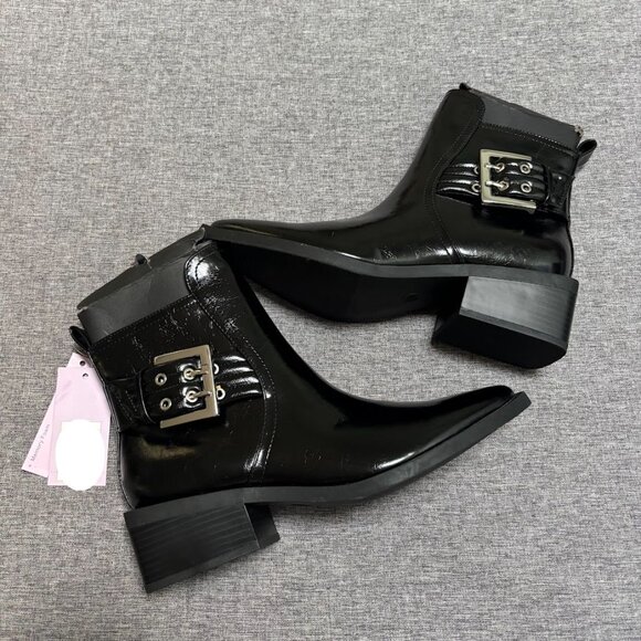 Wild Fable Giovanna Buckle Ankle Boots Memory Foam Insole, Size 6 - Picture 1 of 8